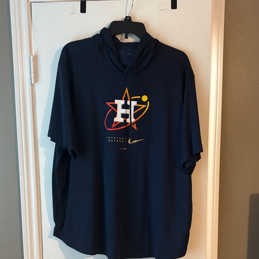 Men's Houston Astros Nike Navy City Connect Performance Pullover Hoodie T-Shirt